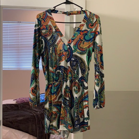 Paisley Romper - Picture 2 of 3